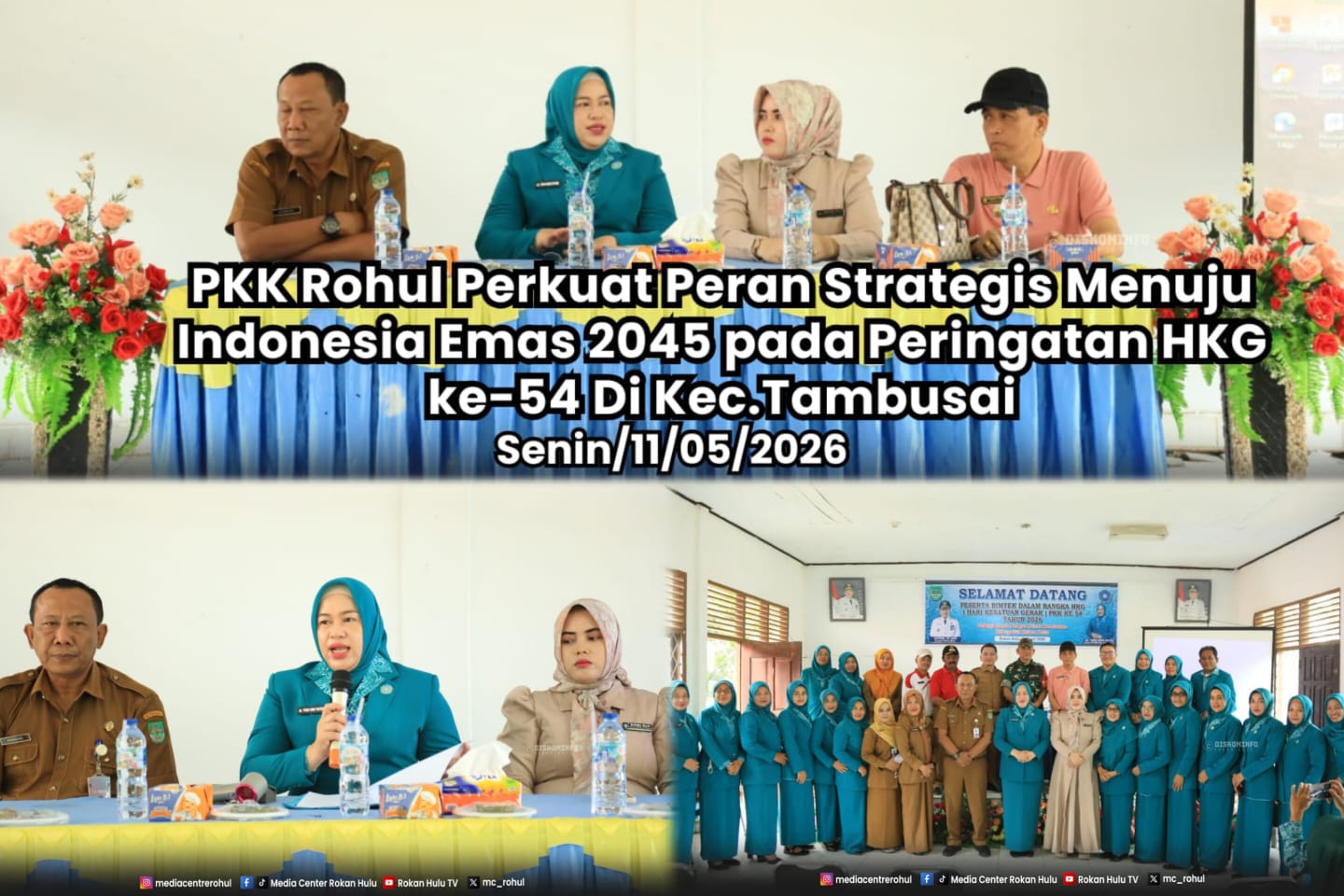 PKK Rohul Perkuat Peran Strategis Menuju Indonesia Emas 2045