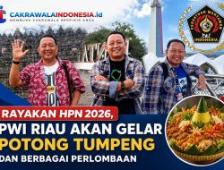 Rayakan HPN 2026, PWI Riau Akan Gelar Potong Tumpeng dan Berbagai Perlombaan