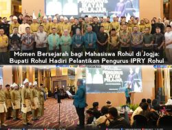 Momen Bersejarah, Bupati Anton Lantik Pengurus IPRY Komisariat Rohul Periode 2026-2027 di Yogyakarta