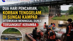 Dua Hari Pencarian, Korban Tenggelam di Sungai Kampar Ditemukan Meninggal Dunia Tersangkut Keramba