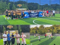 Meriahkan HPN 2026, PWI Riau Gelar Trofeo Mini Soccer Bareng PLN dan BRK Syariah