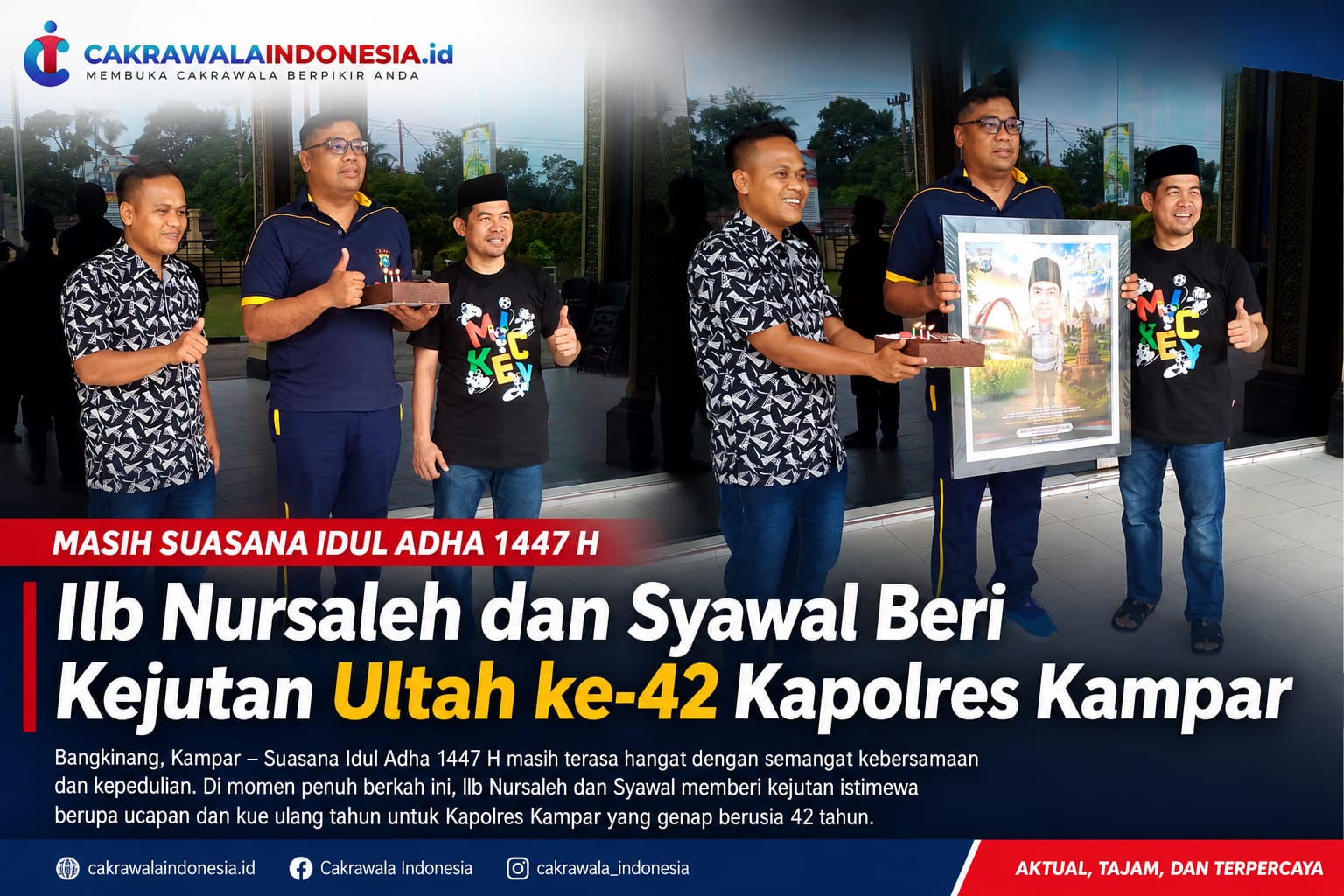 Ucapan Ultah Kapolres Kampar