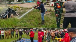 Cegah Karhutla, Polsek Bonai Darussalam dan Elemen Terkait Gelar Apel Kesiapsiagaan dan Simulasi Penanganan