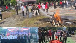 Melalui Apel Siaga, Kapolsek Rokan IV Koto Bersama Forkopimcam Tegaskan Komitmen Cegah Karhutla