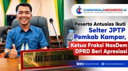 Peserta Antusias Ikuti Selter JPTP Pemkab Kampar, Ketua Fraksi NasDem DPRD Beri Apresiasi