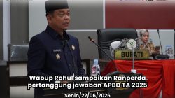 10 Kali WTP! Wabup Syafaruddin Sampaikan LKPJ APBD 2025 ke DPRD Rohul