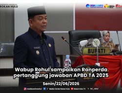 10 Kali WTP! Wabup Syafaruddin Sampaikan LKPJ APBD 2025 ke DPRD Rohul