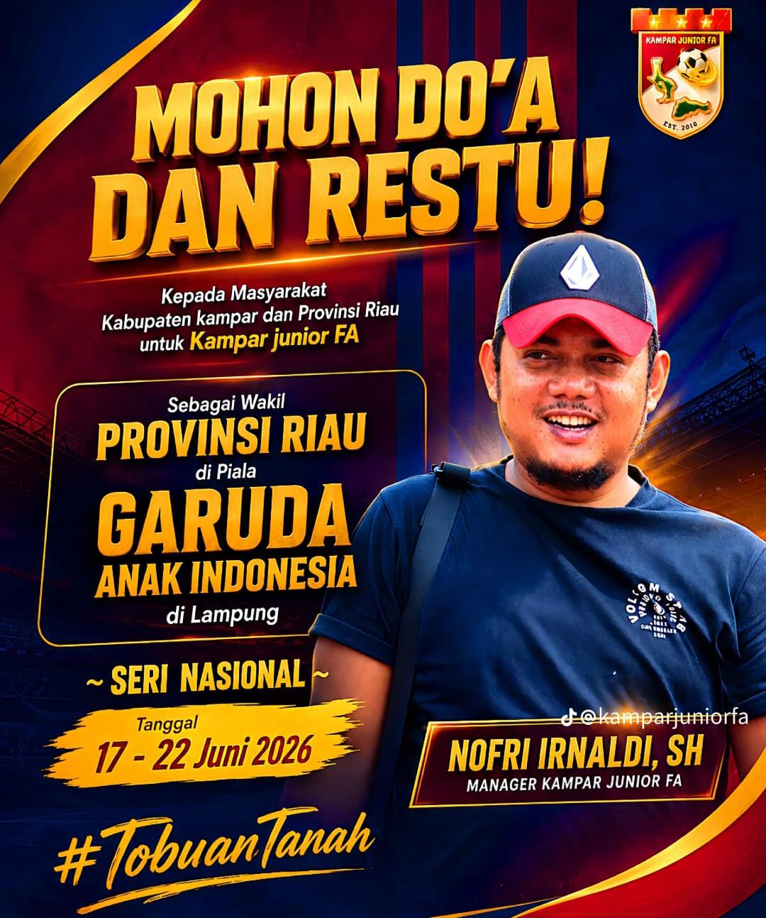 Manajer Kampar Junior FA