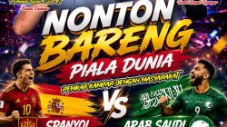 Malam Ini, Pemkab Kampar Gelar Nobar Spanyol vs Arab Saudi di Riverside WFC Bangkinang