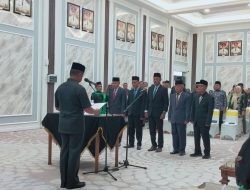 Bupati Kampar Ahmad Yuzar Lantik Pimpinan BAZNAS Kampar Periode 2026-2031