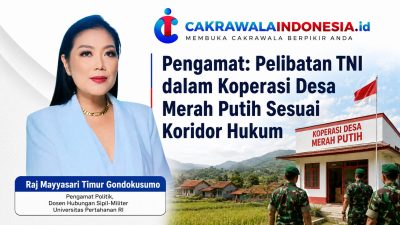Pengamat: Pelibatan TNI dalam Koperasi Desa Merah Putih Sesuai Koridor Hukum