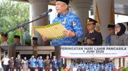 Bupati Anton Ajak ASN Rohul Wujudkan Nilai Pancasila Lewat Pelayanan Prima di Peringatan Harlah Pancasila 2026