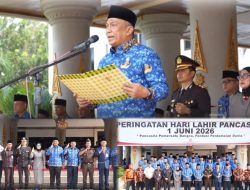 Bupati Anton Ajak ASN Rohul Wujudkan Nilai Pancasila Lewat Pelayanan Prima di Peringatan Harlah Pancasila 2026
