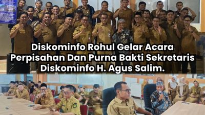 Perpisahan Sekretaris Diskominfo Rohul