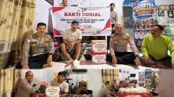 Sambut Hari Bhayangkara ke-80, Satlantas Polres Rohul Salurkan Bansos Lewat Program Polantas Menyapa