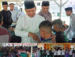 Hadiri HUT ke-49 Desa Rambah Hilir Timur, Wabup Rohul Dorong Percepatan Infrastruktur dan Penguatan GSSB