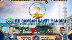 Rayakan HUT ke-2 PT. Rambah Sawit Mandiri, PUK F.SPTI Berbagi Kebahagiaan Bersama Mitra Kerja