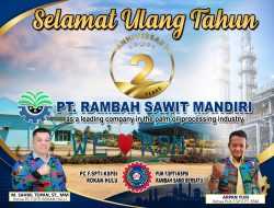 Rayakan HUT ke-2 PT. Rambah Sawit Mandiri, PUK F.SPTI Berbagi Kebahagiaan Bersama Mitra Kerja