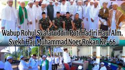 Wabup Syafaruddin Poti Hadiri Haul ke-66 Alm. Syekh Haji Muhammad Noer Rokan