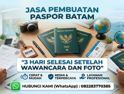 Jasa Pembuatan Paspor Batam Terpercaya – Proses Cepat, Aman, dan Siap dalam 3 Hari!