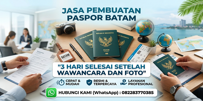Jasa Pembuatan Paspor Batam