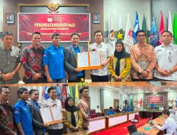 Resmi Teken MoU, KPU-PWI Pekanbaru Perkuat Sinergi Informasi dan Tangkal Hoaks Pemilu