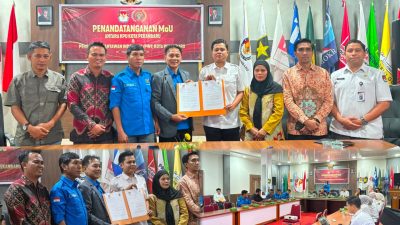 MoU KPU-PWI Pekanbaru