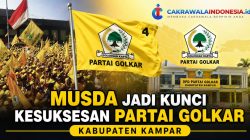 Musda Jadi Kunci Kesuksesan Partai Golkar Kabupaten Kampar