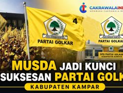 Musda Jadi Kunci Kesuksesan Partai Golkar Kabupaten Kampar