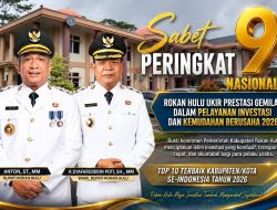 BKPM Tetapkan Rokan Hulu Peringkat 9 Nasional, Bukti Komitmen Pelayanan Investasi Prima