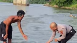 Heboh! Sesosok Mayat Pria Ditemukan Mengapung di Area Jembatan Sungai Rokan Ujung Batu