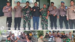Perkuat Soliditas TNI–Polri, Jajaran Polsek Tandun Silaturahmi ke Pos Ramil 08/Tandun