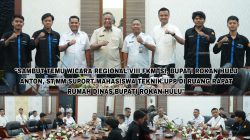 Dukung Mahasiswa Teknik UPP, Bupati Rohul Sambut Temu Wicara Regional VIII FKMTSI
