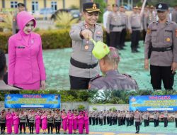Pimpin Upacara Kenaikan Pangkat 67 Personel, Kapolres Rohul: Jadikan Amanah untuk Tingkatkan Pengabdian