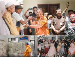 Bupati Anton Resmi Luncurkan Penyaluran 1.600 Ton Beras Bantuan Pangan di Rokan Hulu
