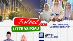 SMP Negeri 50 Pekanbaru Tunjukkan Aksi Literasi di Pembukaan Festival Literasi Riau 2026