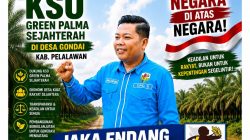 Ketua Harian DPD KNPI Pelalawan Jaka Endang Dukung Penuh KSO Agrinas di Desa Gondai