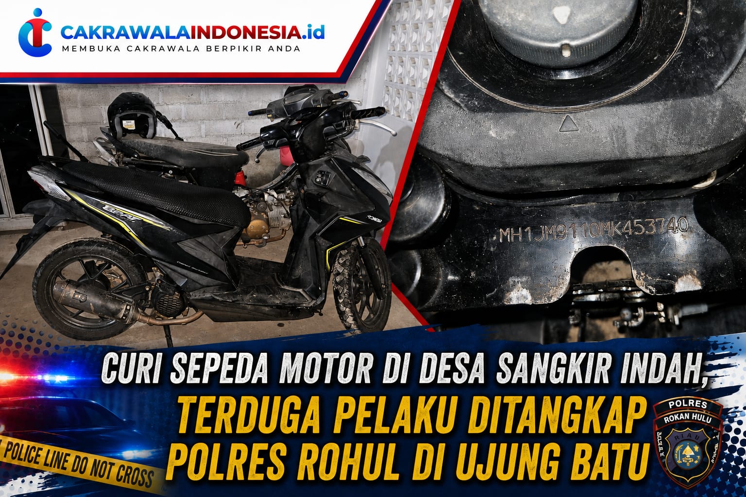 Pelaku Pencurian Sepeda Motor