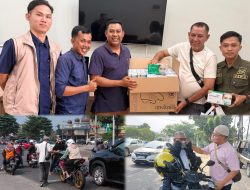 Wujud Kepedulian di Tengah Kabut Asap, PWI Riau Bagikan 10 Ribu Masker untuk Pengguna Jalan
