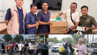 Wujud Kepedulian di Tengah Kabut Asap, PWI Riau Bagikan 10 Ribu Masker untuk Pengguna Jalan