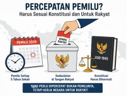 Percepatan Pemilu: Jangan Jadikan Kalender Demokrasi sebagai Instrumen Kekuasaan
