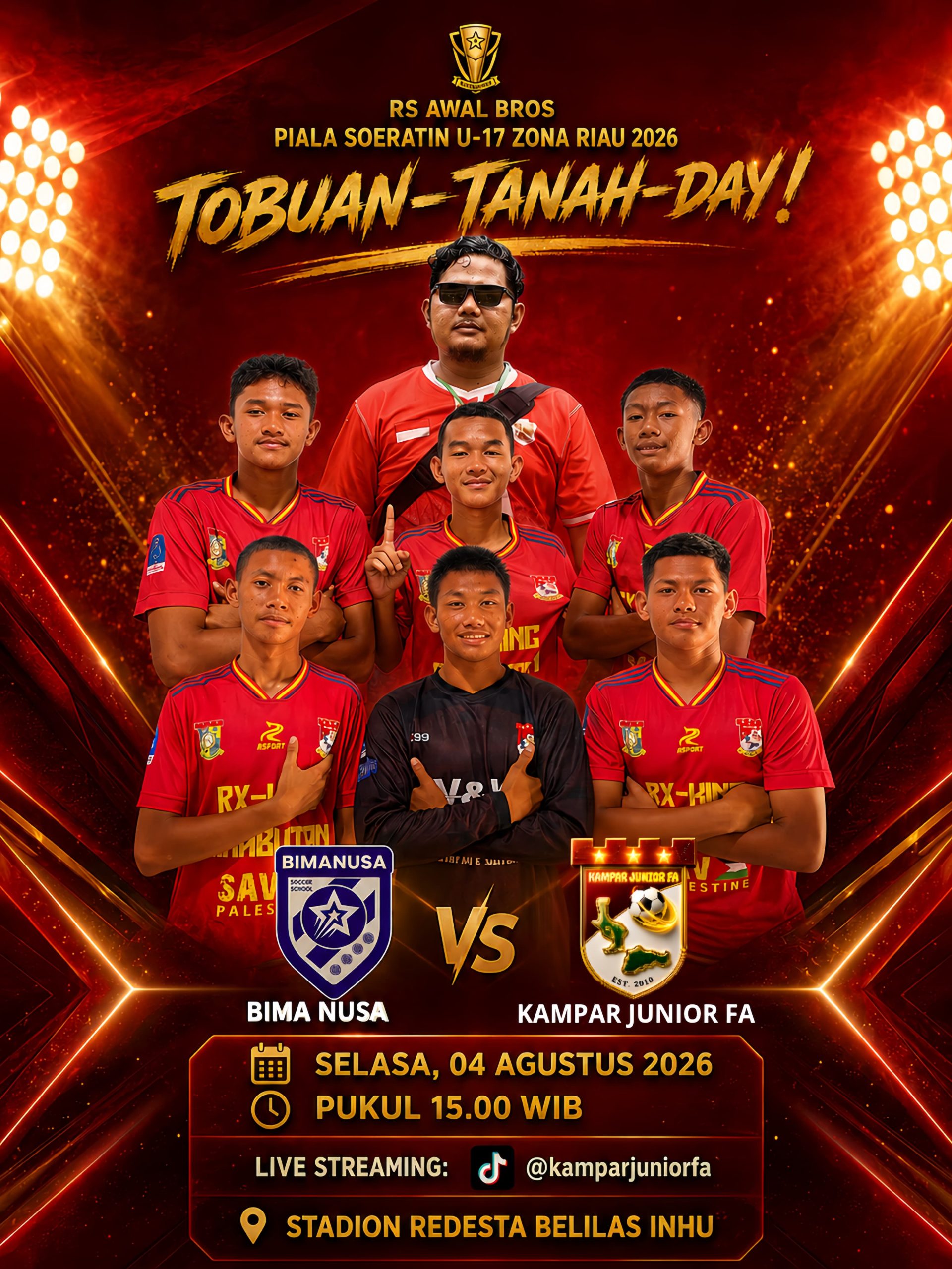 Perdelapan Final Piala Soeratin Zona Riau