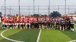 Laga ‎Persahabatan PWI Riau dan PKS Berakhir 4-4, Presiden PKS Apresiasi Semangat Sportivitas