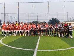 Laga ‎Persahabatan PWI Riau dan PKS Berakhir 4-4, Presiden PKS Apresiasi Semangat Sportivitas