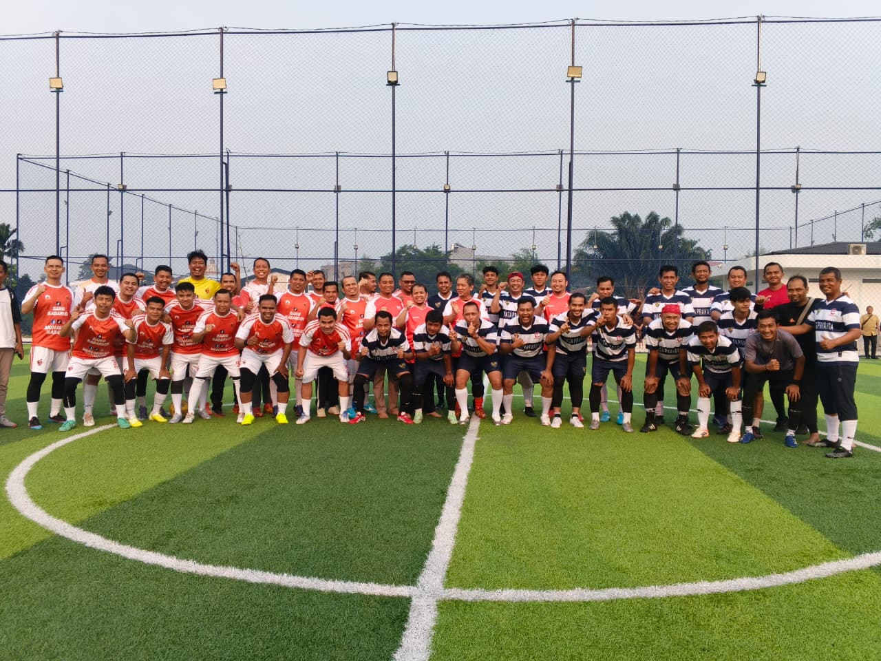 Pertandingan Persahabatan PWI Riau vs PKS Riau