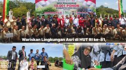 Wariskan Lingkungan Asri di HUT RI ke-81, Pemkab dan Polres Rohul Gelar Gerakan Masif Tanam 10.001 Pohon