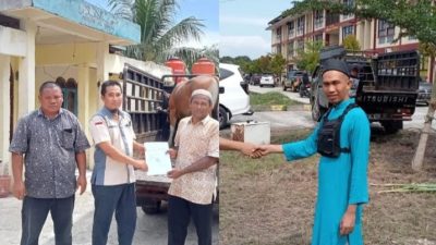 Warga Desa Teluk Aur