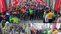 Bupati Kampar Ahmad Yuzar Lepas 2.500 Peserta Gowes Silaturahmi 2026 di Bangkinang
