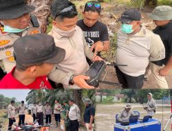 Polda Riau Kerahkan Drone Pemadam Api untuk Tangani Karhutla di Siak