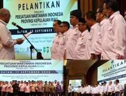 Saibansah Dardani Resmi Pimpin PWI Kepri, Ketum PWI Akhmad Munir Ingatkan DNA Pejuang Wartawan